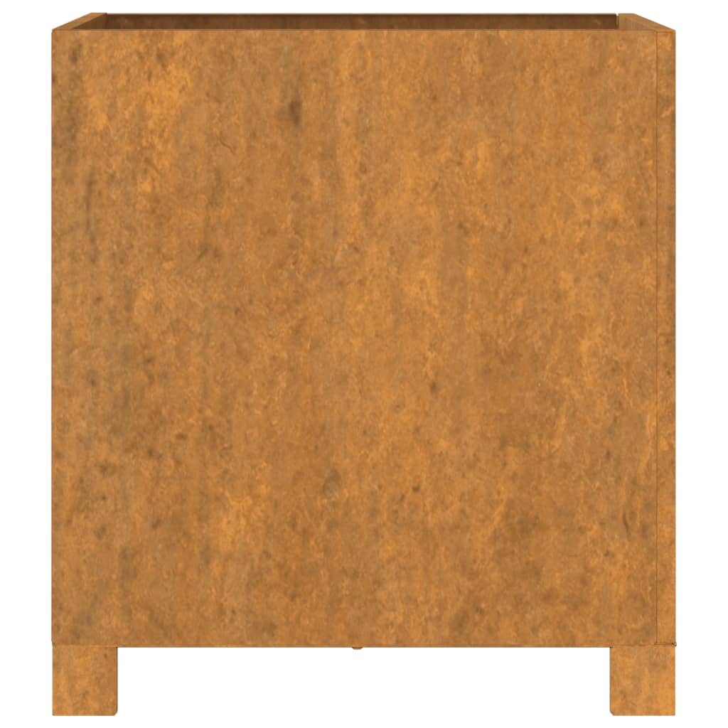 vidaXL Vasos/floreira c/ pernas 2pcs 42x40x43cm aço corten enferrujado