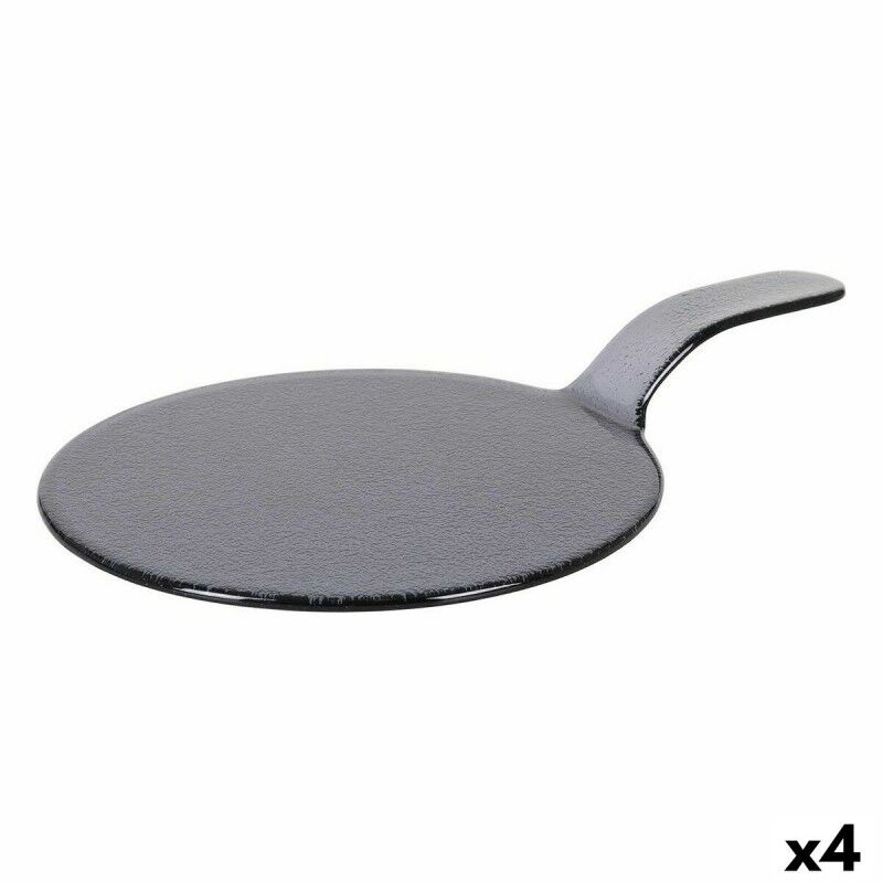 Viejo Valle|bandeja de aperitivos Viejo Valle Preto Com pega Vidro Ø 28 x 44 cm (4 Unidades) Viejo Valle|bandeja de aperitivos Viejo Valle Preto Com pega Vidro Ø 28 x 44 cm (4 Unidades)