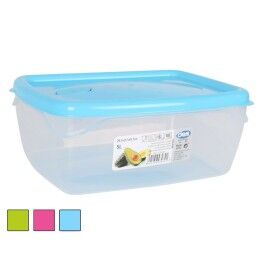 Dem|Lancheira Retangular com Tampa Dem 5 L Retangular 29,5 x 21,5 x 11,7 cm (8 Unidades)