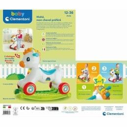 Clementoni|Cavalo de Baloiço Clementoni Rocking horse and wheels (FR)