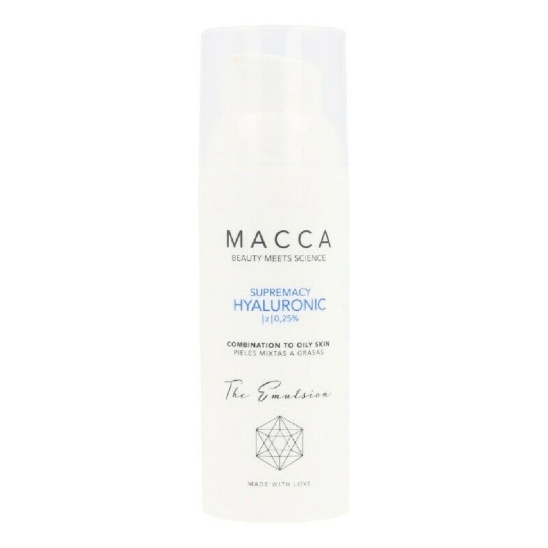 Macca|Creme Hidratante Intensivo Supremacy Hyaluronic Macca 0,25% Ácido Hialurónico Pele Mista (50 ml) Macca|Creme Hidratante Intensivo Supremacy Hyaluronic Macca 0,25% Ácido Hialurónico Pele Mista (50 ml)