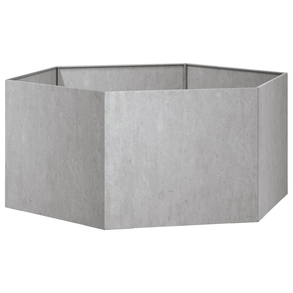 vidaXL Vaso/floreira 90x90x45 cm aço corten cor enferrujado