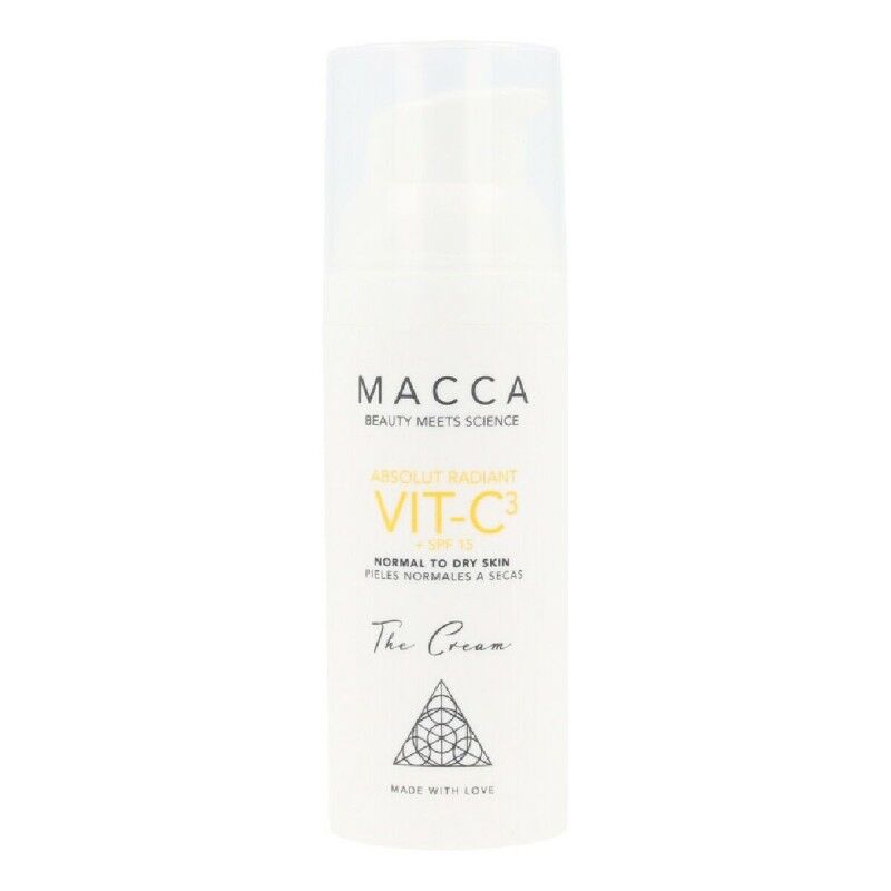 Macca|Creme Iluminador Absolut Radiant VIT-C3 Macca Pele Seca Spf 15 (50 ml) Macca|Creme Iluminador Absolut Radiant VIT-C3 Macca Pele Seca Spf 15 (50 ml)