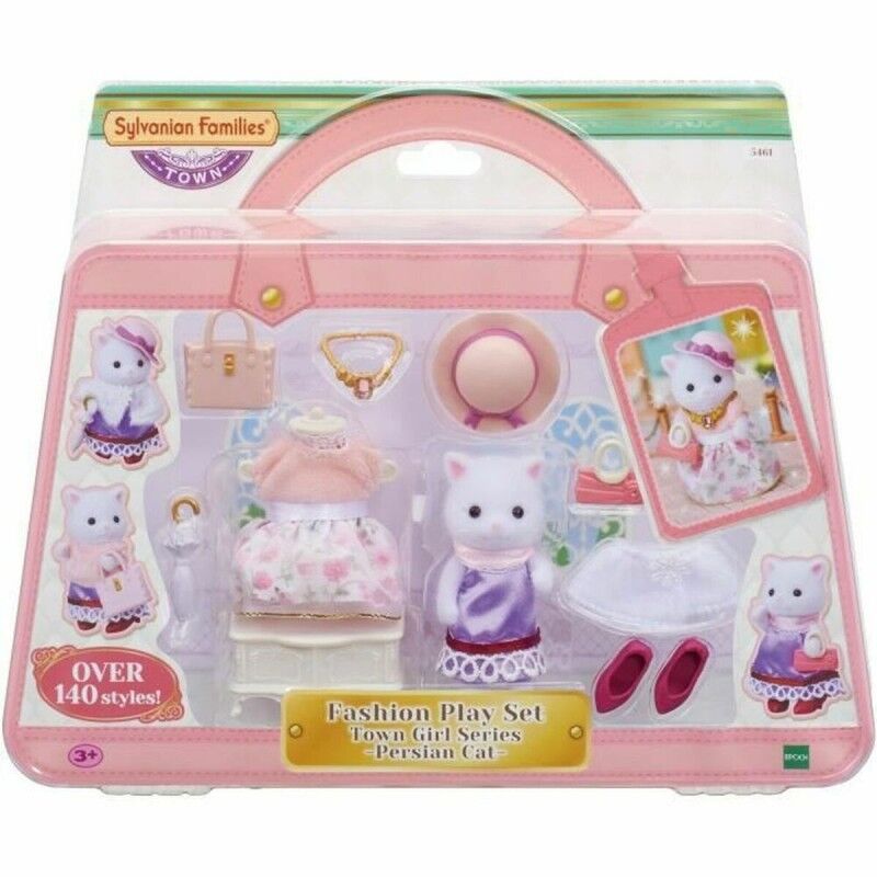 Sylvanian Families|Conjunto de Bonecos Sylvanian Families The Fashion Suitcase And Big Sister Persian Cat