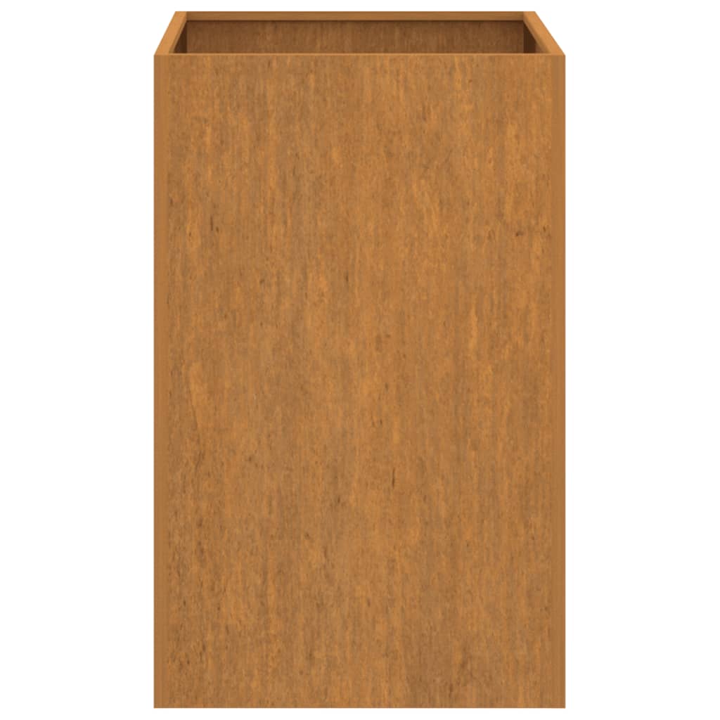 vidaXL Vaso/floreira 42x38x75 cm aço corten