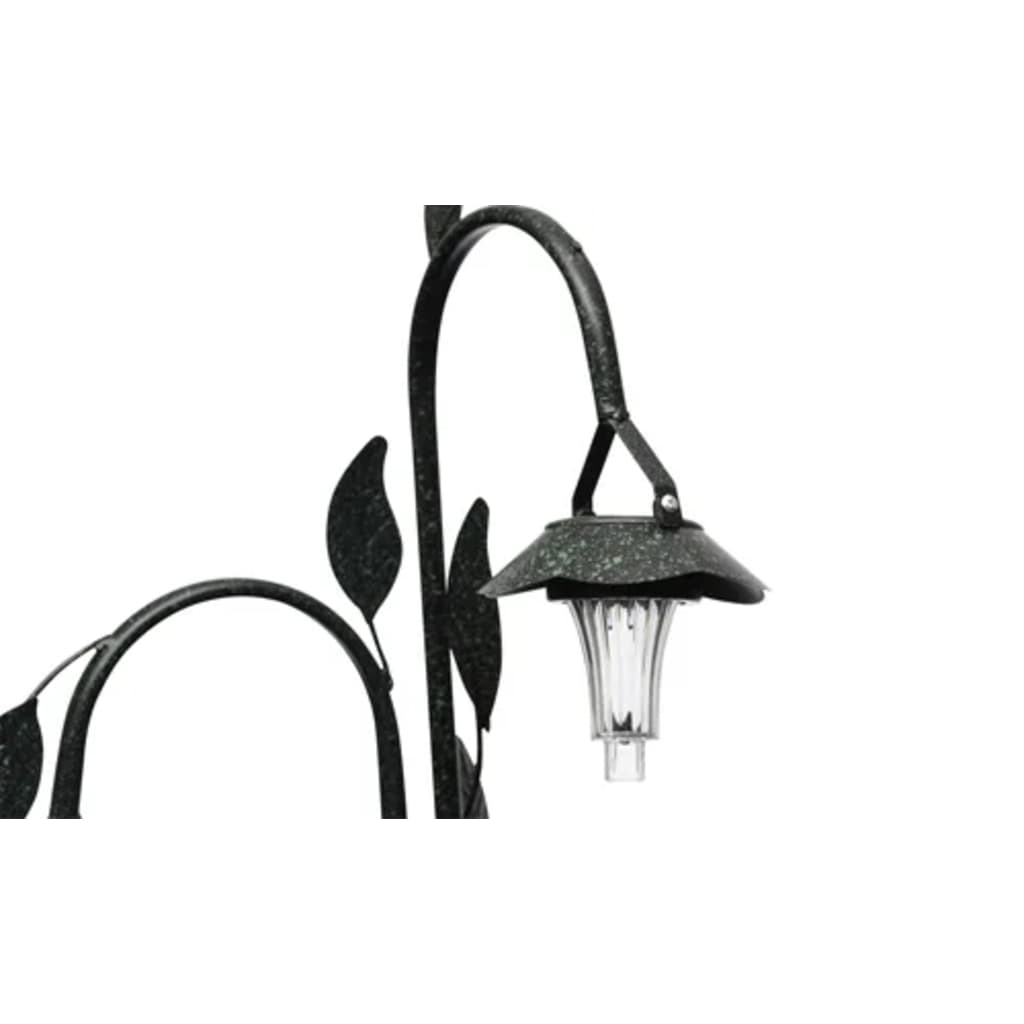 Cesta de planta com LED solar