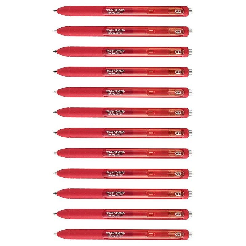 Paper Mate|Esferográfica de gel Paper Mate InkJoy Gel Vermelho 12 Unidades Paper Mate|Esferográfica de gel Paper Mate InkJoy Gel Vermelho 12 Unidades