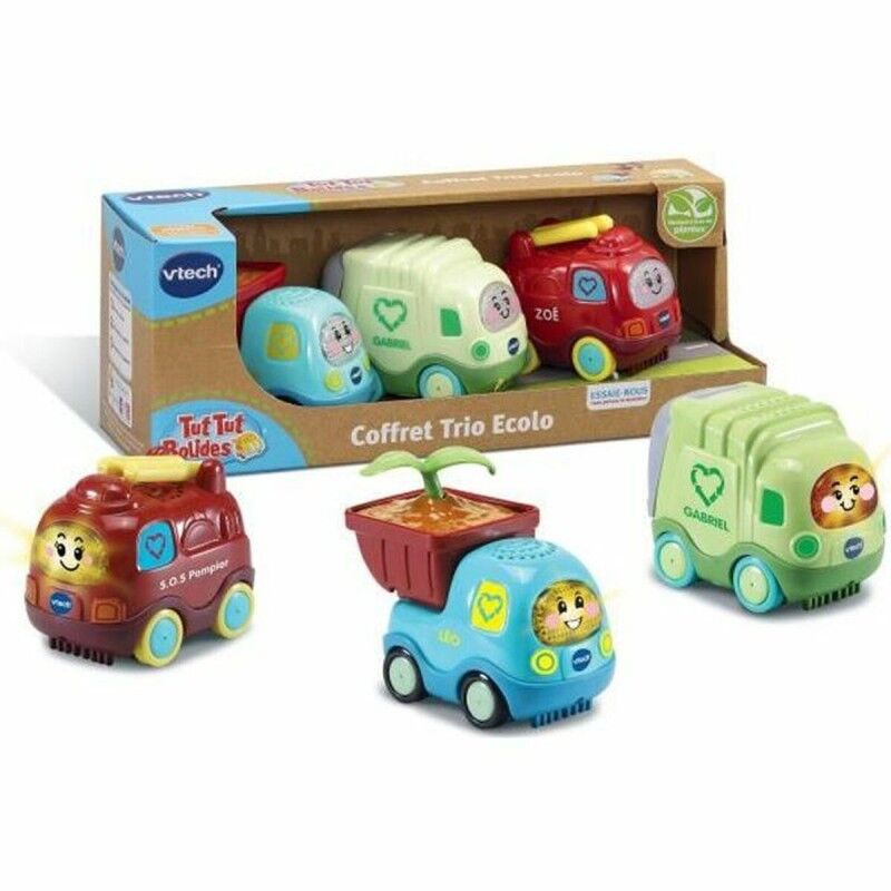 Vtech|Playset Vtech Tut Tut Bolides Ecolo Trio Box (FR)