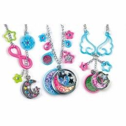 Clementoni|Kit Criação de Pulseiras e Colares Clementoni My Moonlight Pendants Alumínio Borracha natural Plástico