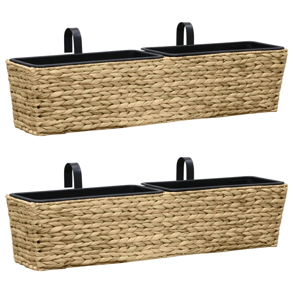 vidaXL Floreiras de jardim 2 pcs jacinto de água