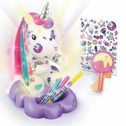 Canal Toys|Unicórnio Luminoso Canal Toys Cosmic Unicorn Lamp to Decorate Collector's Editio Multicolor