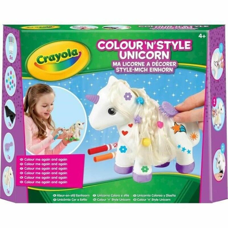 Crayola|Jogo de Trabalhos Manuais Crayola Decorate your Unicorn (FR) Vermelho Multicolor Crayola|Jogo de Trabalhos Manuais Crayola Decorate your Unicorn (FR) Vermelho Multicolor