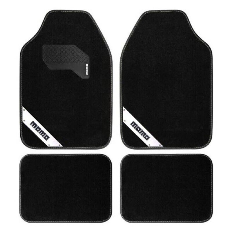 MOMO|Tapete para o Carro MOMO MOMLCM012BW Branco Preto Universal MOMO|Tapete para o Carro MOMO MOMLCM012BW Branco Preto Universal