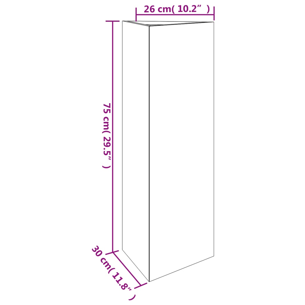 vidaXL Vaso/floreira de jardim 30x26x75 cm aço corten