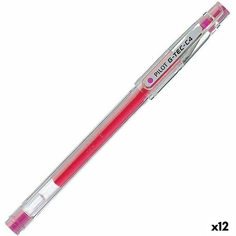 Pilot|Esferográfica de gel Pilot G-TEC C4 Cor de Rosa 0,2 mm (12 Unidades)