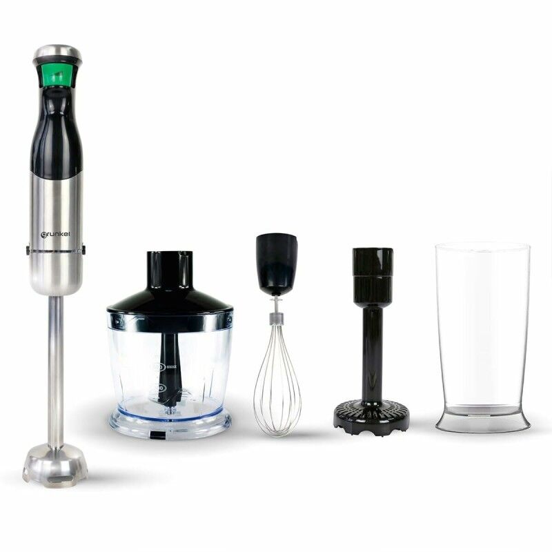 Grunkel|Batedeira de Mão Multifunções com Acessórios Grunkel Preto Prateado 800 W