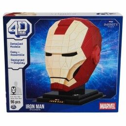 Marvel|Jogo de Construção Marvel Iron Man 96 Peças 24,6 x 19 x 30 cm Multicolor