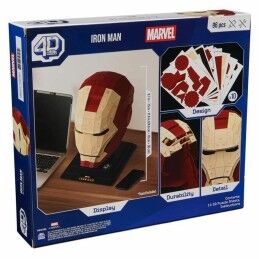 Marvel|Jogo de Construção Marvel Iron Man 96 Peças 24,6 x 19 x 30 cm Multicolor