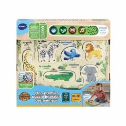 Vtech Baby|Puzzle Infantil de Madeira Vtech Baby Puzzle Madeira animais
