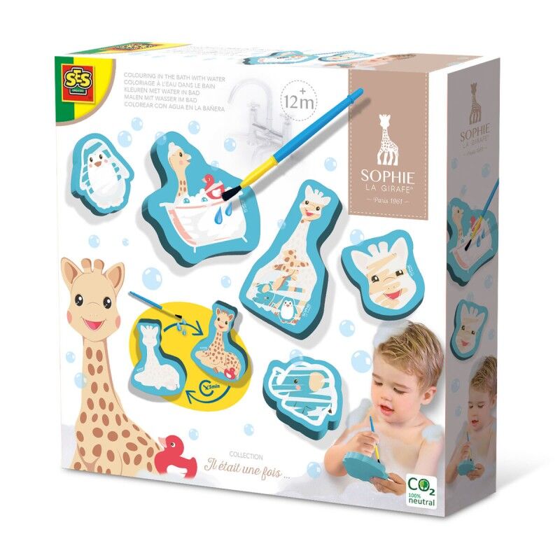 SES Creative|Brinquedos Para o Banho SES Creative Sophie La Girafe Colorir com água