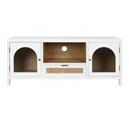 Home ESPRIT|Móvel de TV Home ESPRIT Branco Cristal Madeira de paulónia 120 x 40 x 50 cm