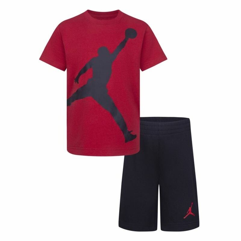 Jordan|Conjunto Desportivo para Crianças Jordan Jordan Jumbo Jumpman Preto Jordan|Conjunto Desportivo para Crianças Jordan Jordan Jumbo Jumpman Preto