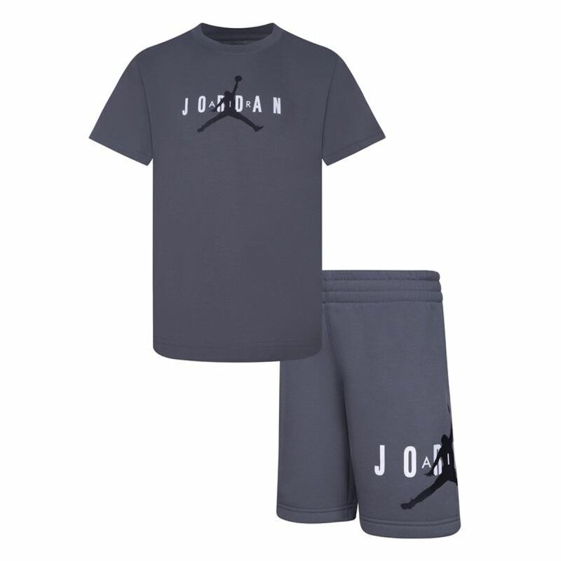 Jordan|Conjunto Desportivo para Crianças Jordan Jordan Cinzento Jordan|Conjunto Desportivo para Crianças Jordan Jordan Cinzento