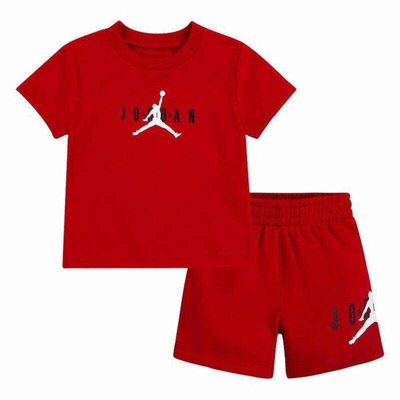 Jordan|Conjunto Desportivo para Crianças Jordan Jordan Vermelho Jordan|Conjunto Desportivo para Crianças Jordan Jordan Vermelho