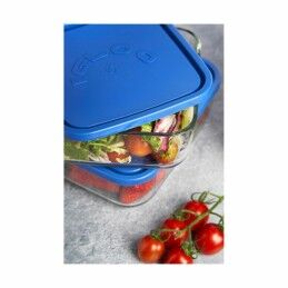 Borgonovo|Lancheira Borgonovo   Azul Retangular 2,3 L (6 Unidades)