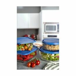 Borgonovo|Lancheira Borgonovo   Azul Retangular 2,3 L (6 Unidades)