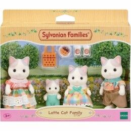 Sylvanian Families|Acessórios para Casa de Bonecas Sylvanian Families 5738 Latte Cat Family
