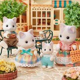 Sylvanian Families|Acessórios para Casa de Bonecas Sylvanian Families 5738 Latte Cat Family