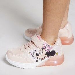 Minnie Mouse|Sapatilhas Desportivas com LED Minnie Mouse Cor de Rosa