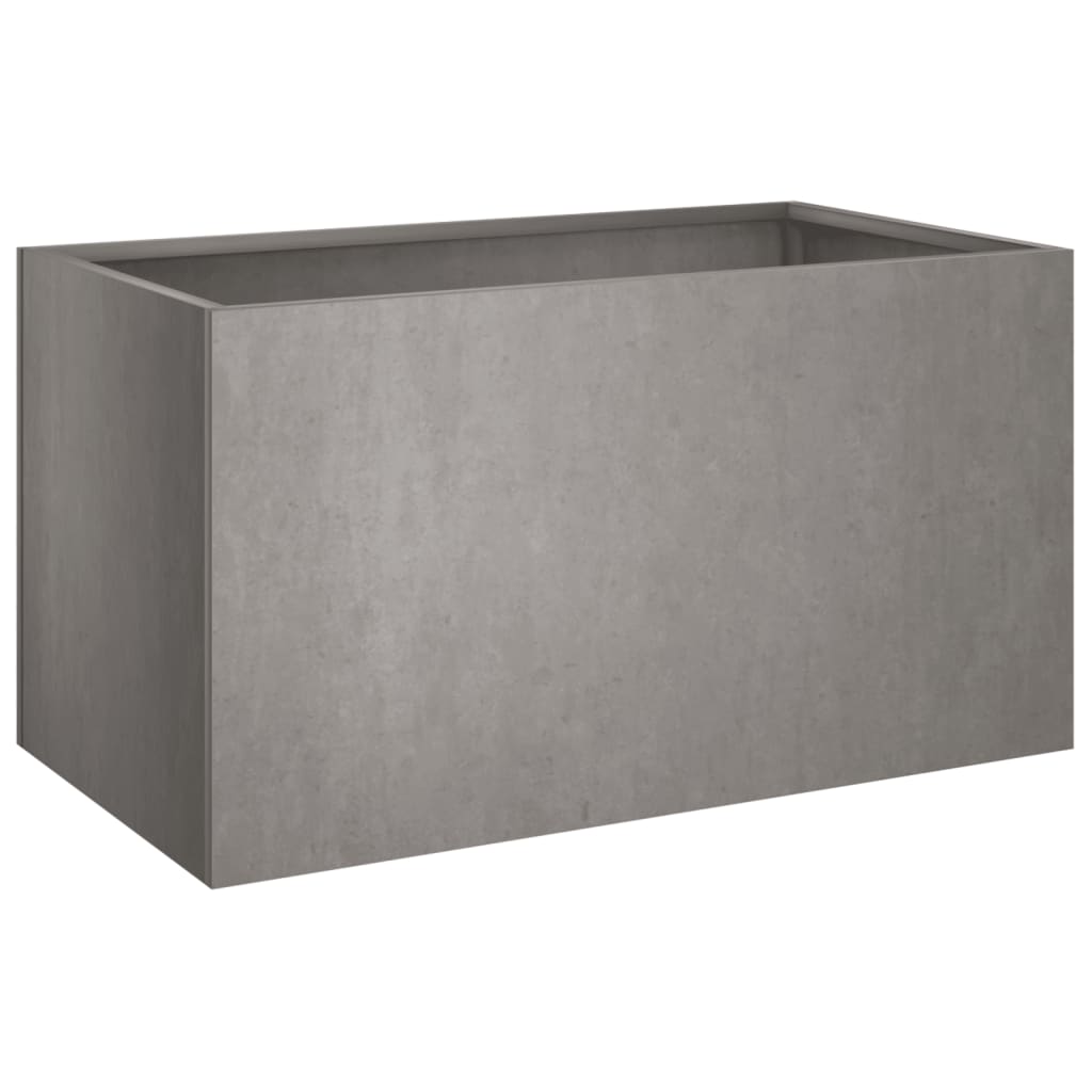 vidaXL Vaso/floreira 62x40x39 cm aço corten