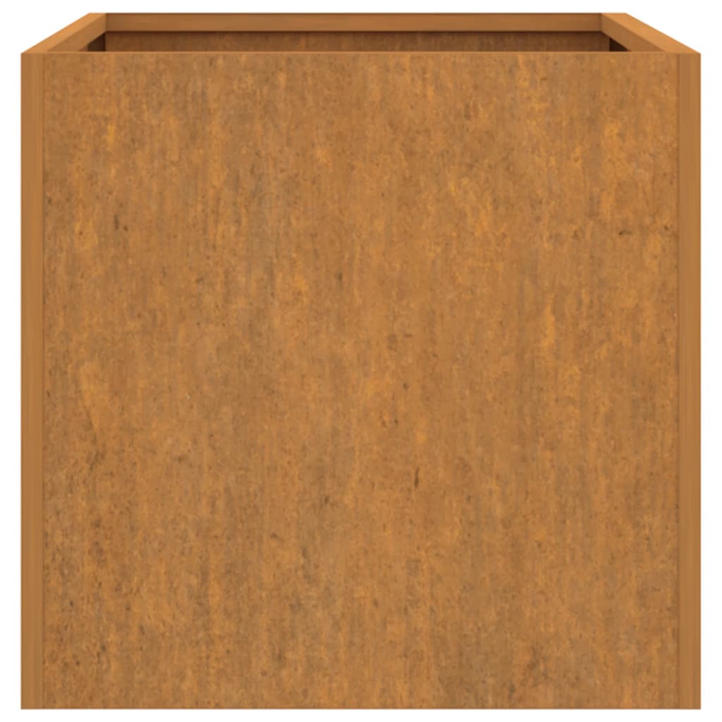 vidaXL Vaso/floreira 62x40x39 cm aço corten