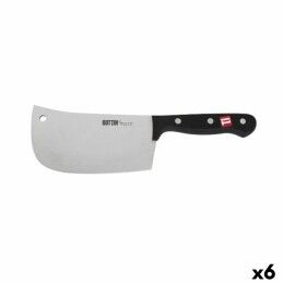 Quttin|Cutelo de Cozinha Quttin Sybarite Preto Prateado 17,5 cm (6 Unidades)