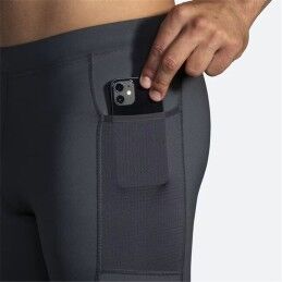 Brooks|Leggings de Desporto Homem Brooks Running Source Preto