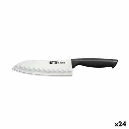 Quttin|Cutelo de Cozinha Quttin Sybarite Preto Prateado 17,5 cm (6 Unidades)