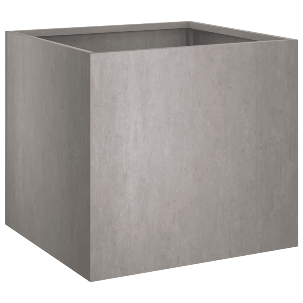 vidaXL Vaso/floreira 49x47x46 cm aço corten