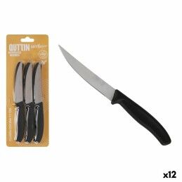 Quid Professional|Faca Santoku Quid Professional Inox Chef Black Preto Metal (Pack 6x)