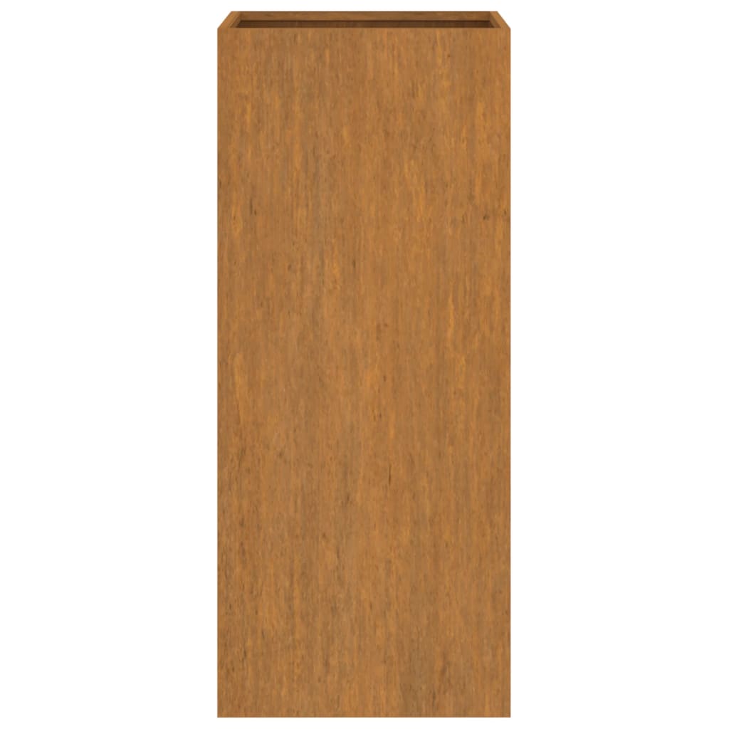 vidaXL Vaso/floreira 32x29x75 cm aço corten