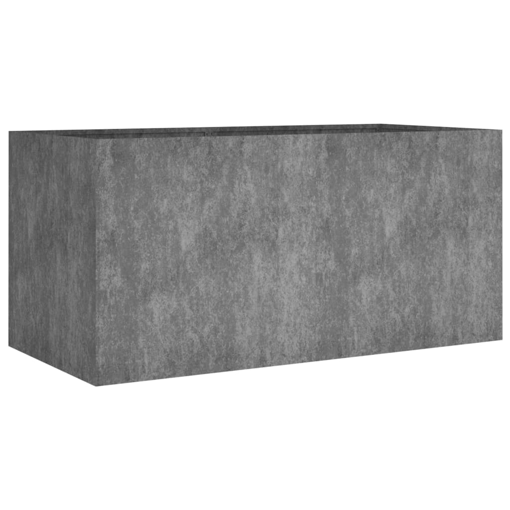 vidaXL Vaso/floreira 80x40x40 cm aço corten