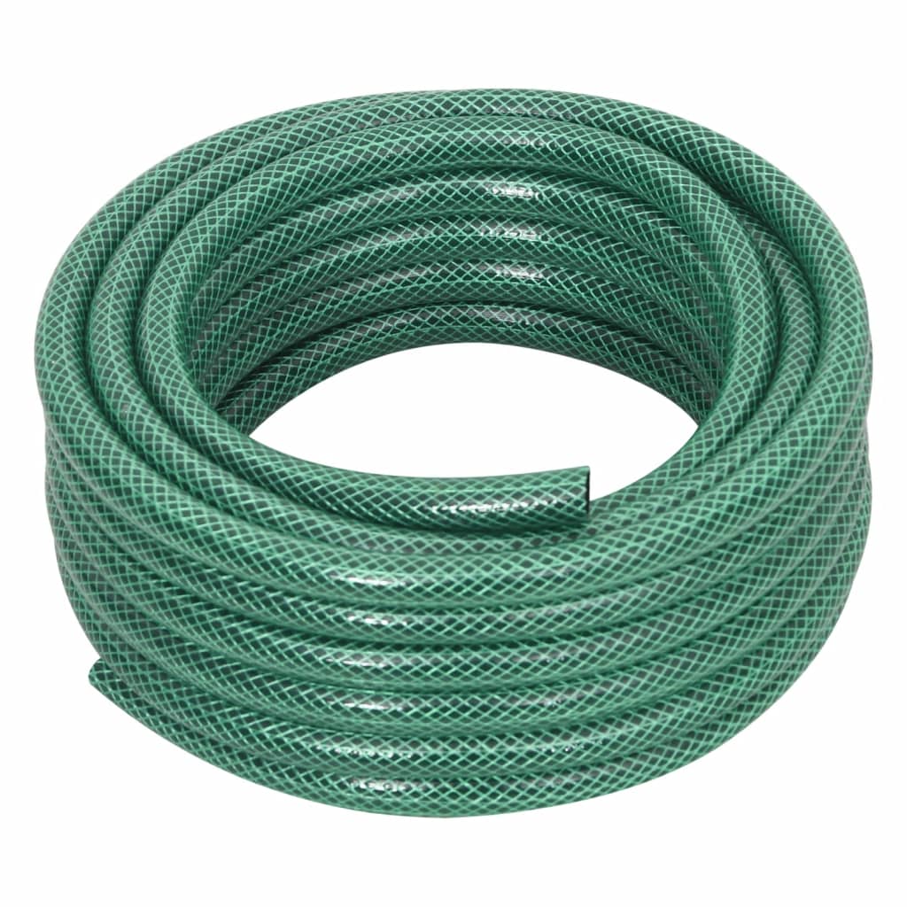 vidaXL Mangueira de jardim 0,5" 50 m PVC verde