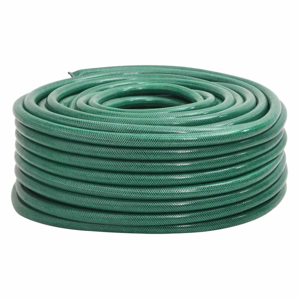 vidaXL Mangueira de jardim 1" 20 m PVC verde