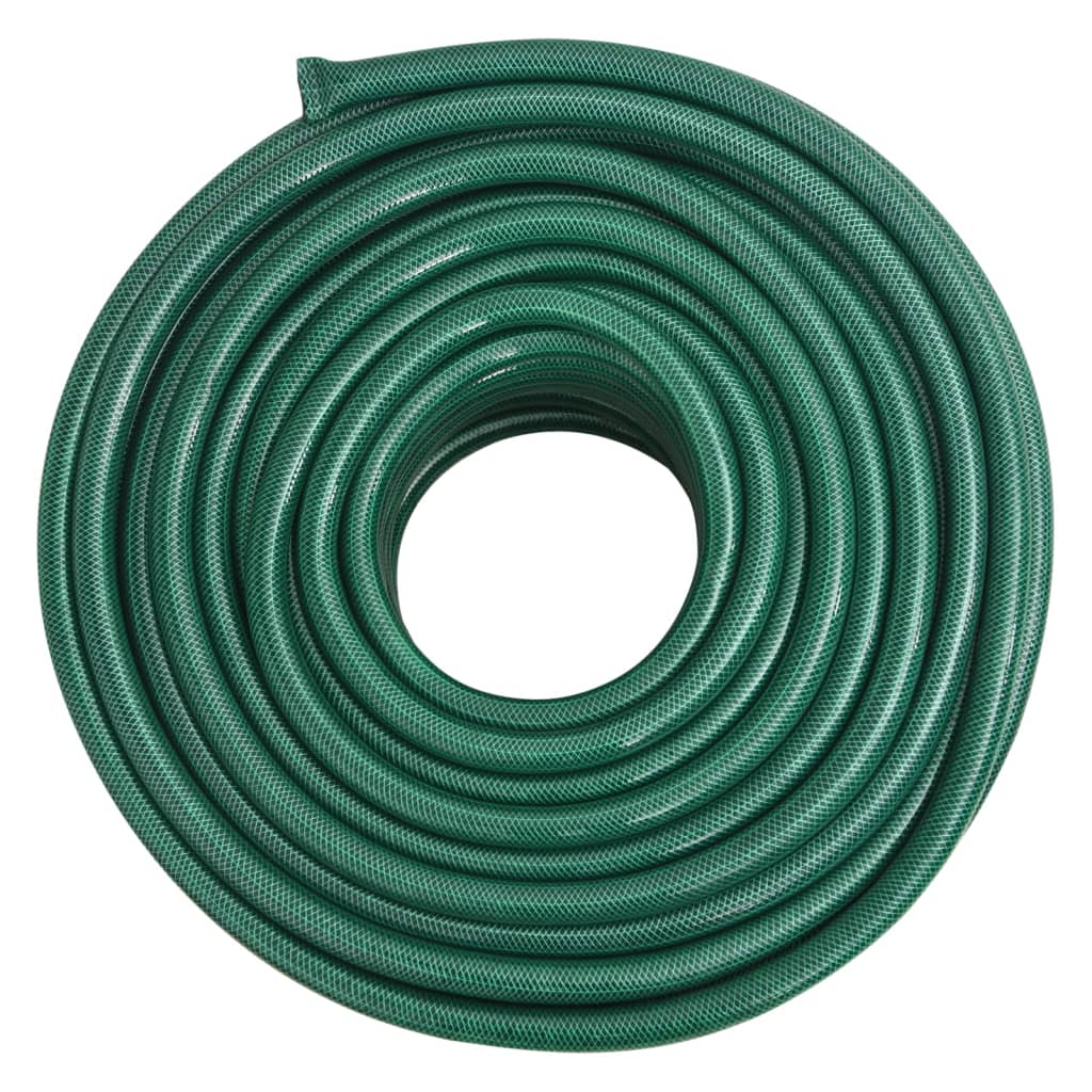 vidaXL Mangueira de jardim 1" 20 m PVC verde