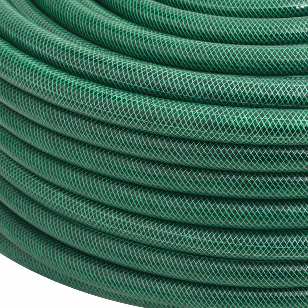 vidaXL Mangueira de jardim 1" 20 m PVC verde