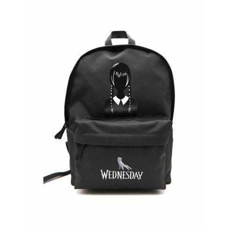 Wednesday|Mochila Escolar Wednesday Wednesday Addams Preto 43 x 31 x 13,5 cm