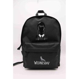 Wednesday|Mochila Escolar Wednesday Wednesday Addams Preto 43 x 31 x 13,5 cm