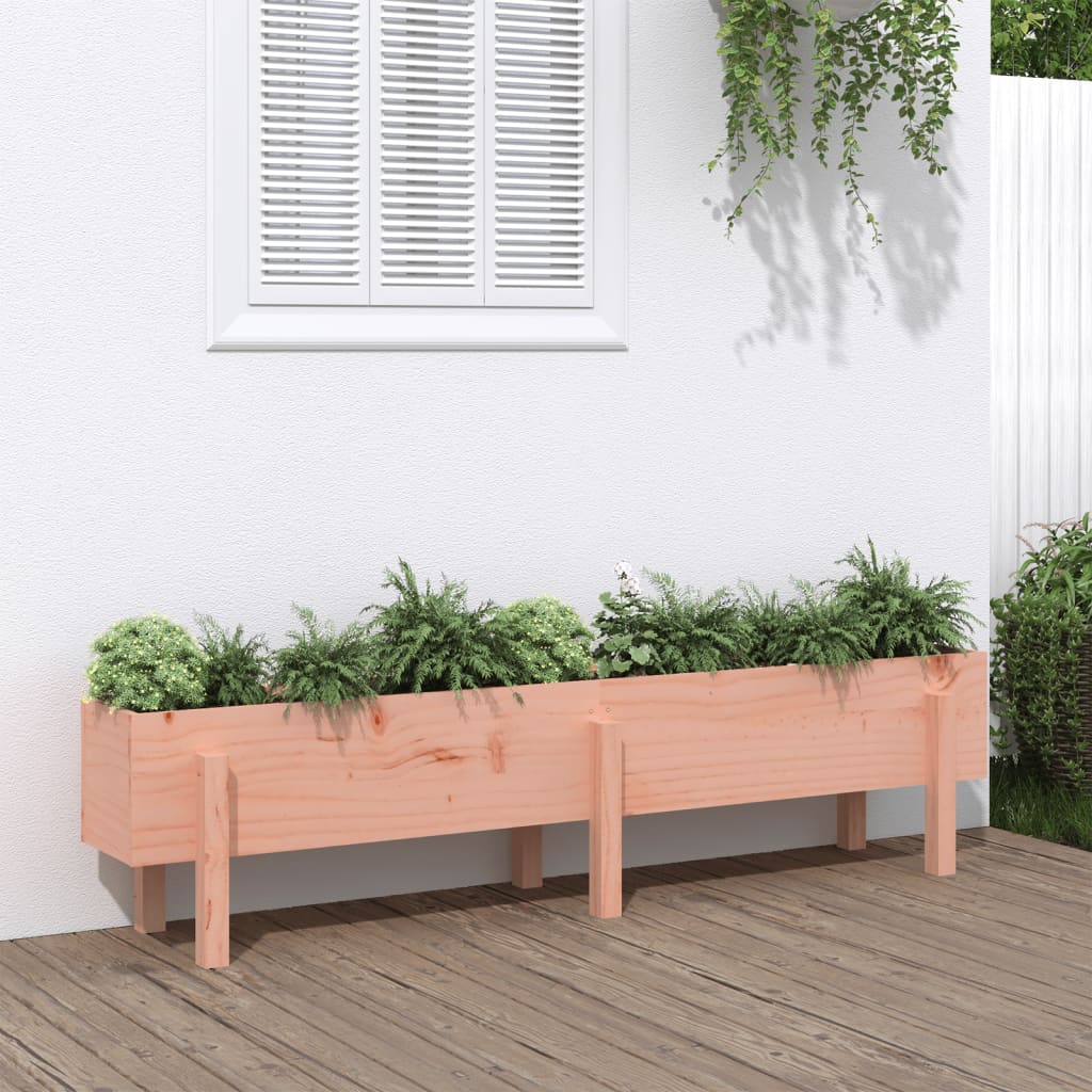 vidaXL Canteiro elevado de jardim 160x30x38 cm madeira douglas maciça