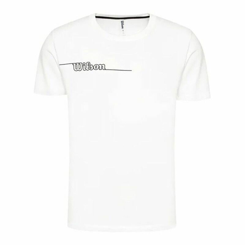 Wilson|T-Shirt de Desporto de Manga Curta Wilson Team II Teach Branco Wilson|T-Shirt de Desporto de Manga Curta Wilson Team II Teach Branco